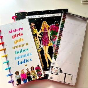 Bundle of Happy Planner notebooks and inserts